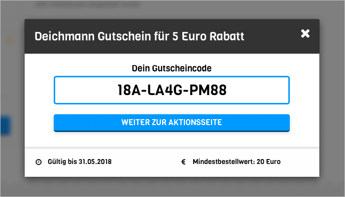 2. Gutscheincode kopieren